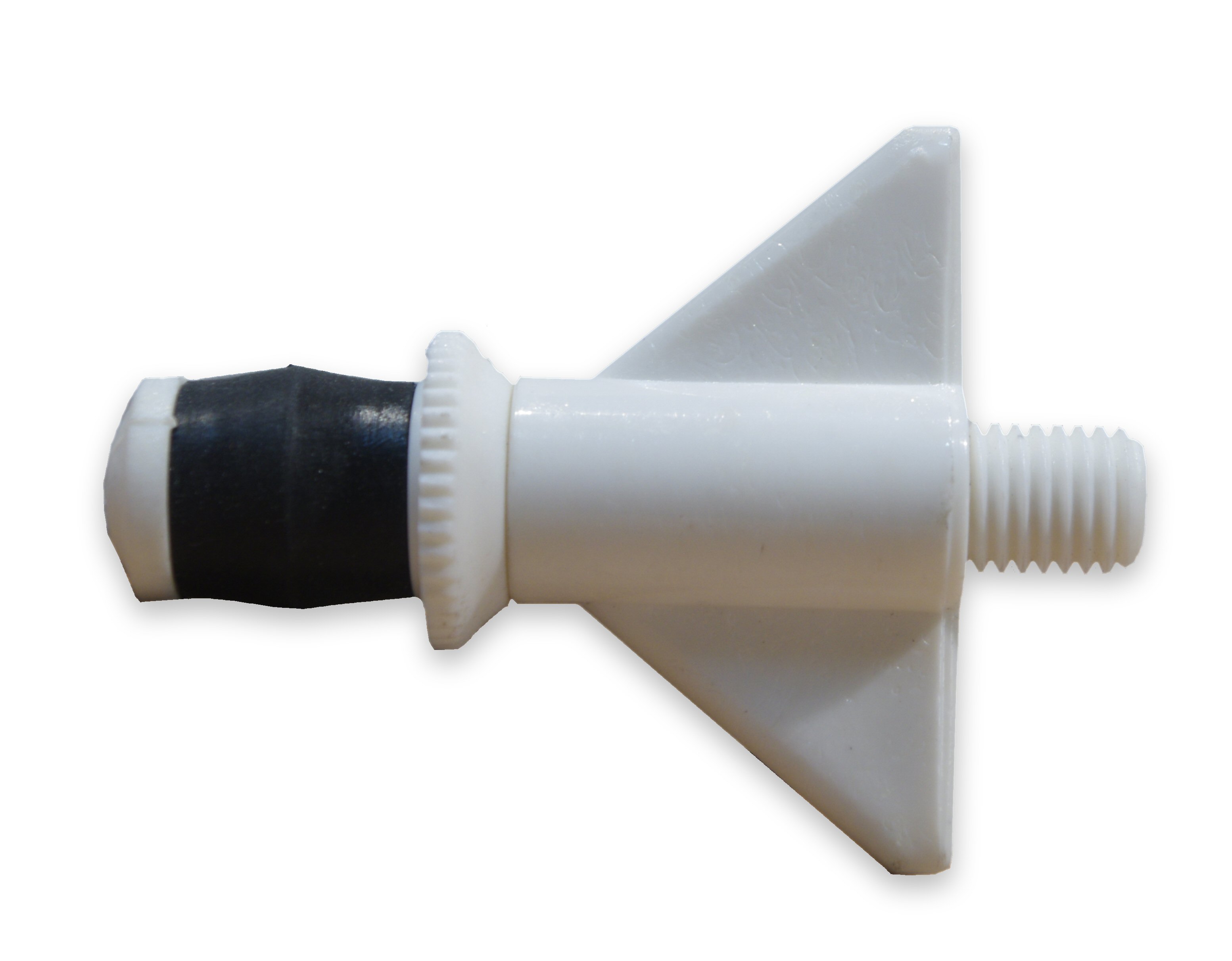 HUNTINGDON Nylon Plug 1/2" med 8mm hul, 12-16mm